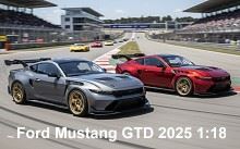 Ford Mustang GTD 2025 v měřítku 1:18